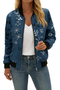 Mireya | Veste Bombardier D'été à Fleurs Pour Femme