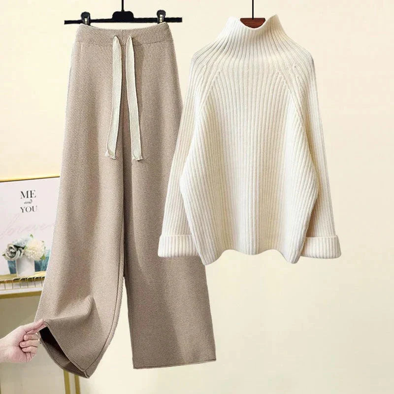 Uvelyn | Ensemble de Détente 2 Pièces en Tricot Pour Femmes