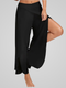 Juna | Pantalon De Yoga Stylée à Jambe Large pour femme avec Fentes Latérales