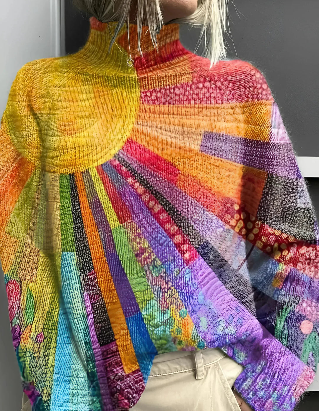 Soralynd | Ensoleillé Et Colorée Femmes Pull
