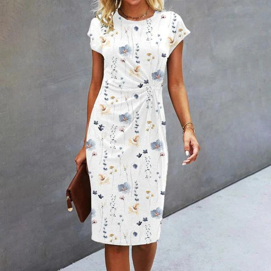 Nysha | Robe Femme Stylée avec Manches Courtes