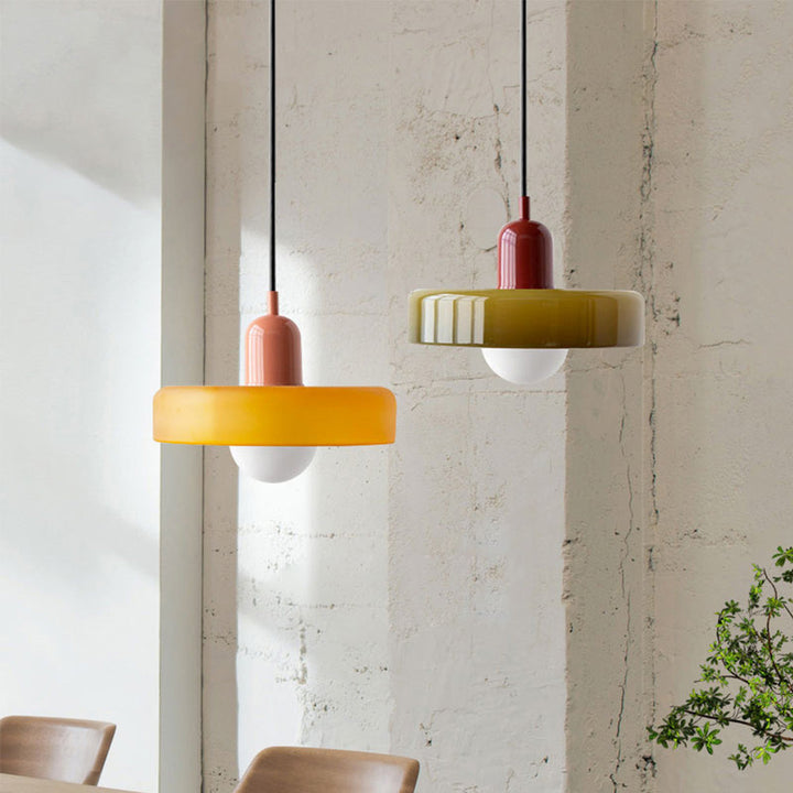 Miklon | Lampe à Suspension Colorée De Style Bauhaus