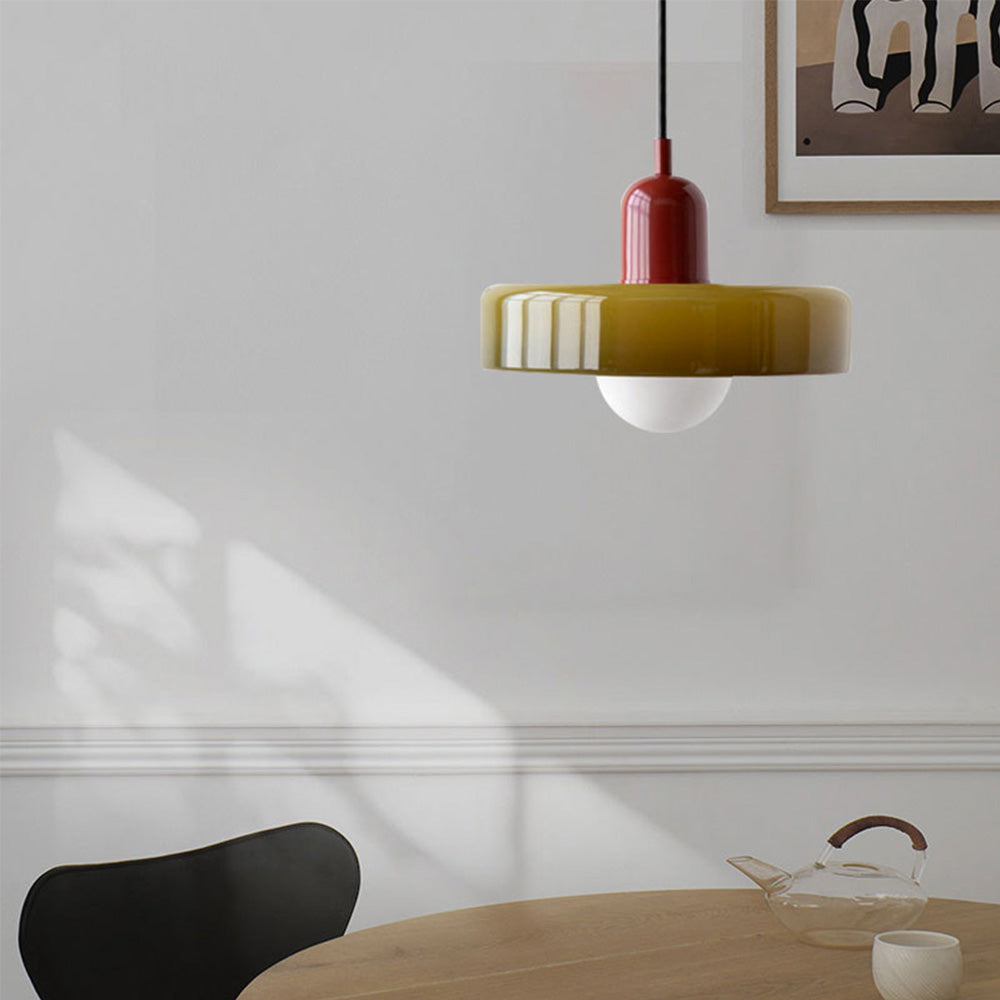 Miklon | Lampe à Suspension Colorée De Style Bauhaus