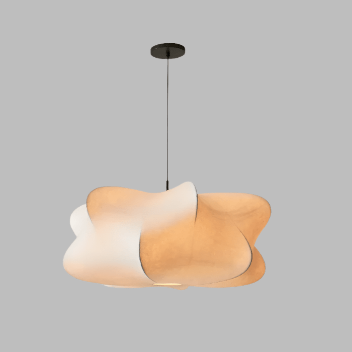 Meltor | Lampe Suspendue en Soie Faite à La Main avec Une Imperfection Intemporelle
