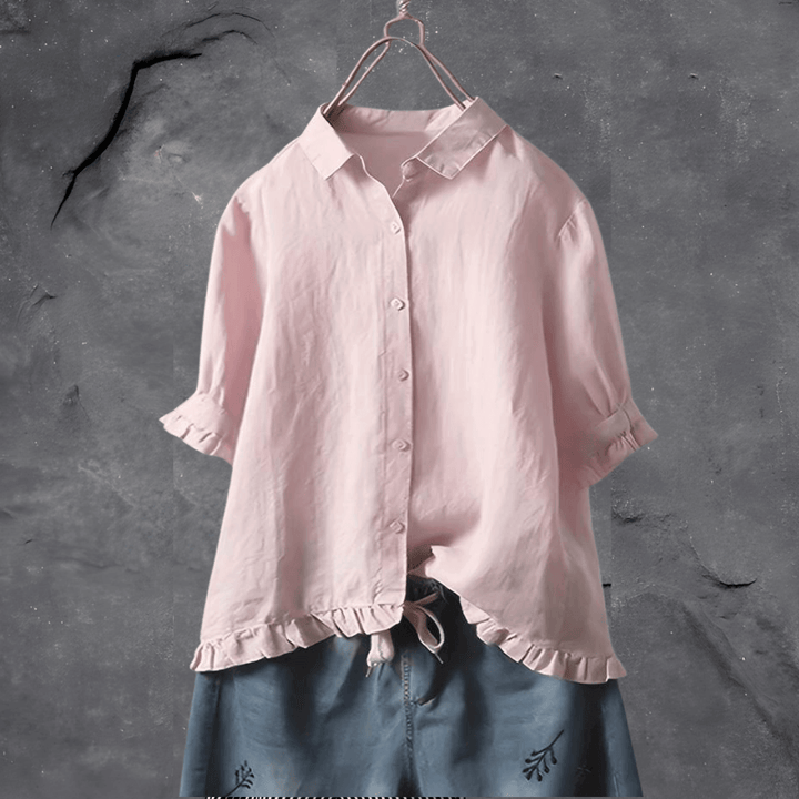 Noralina | Respirant Doux Coton Femmes Chemise