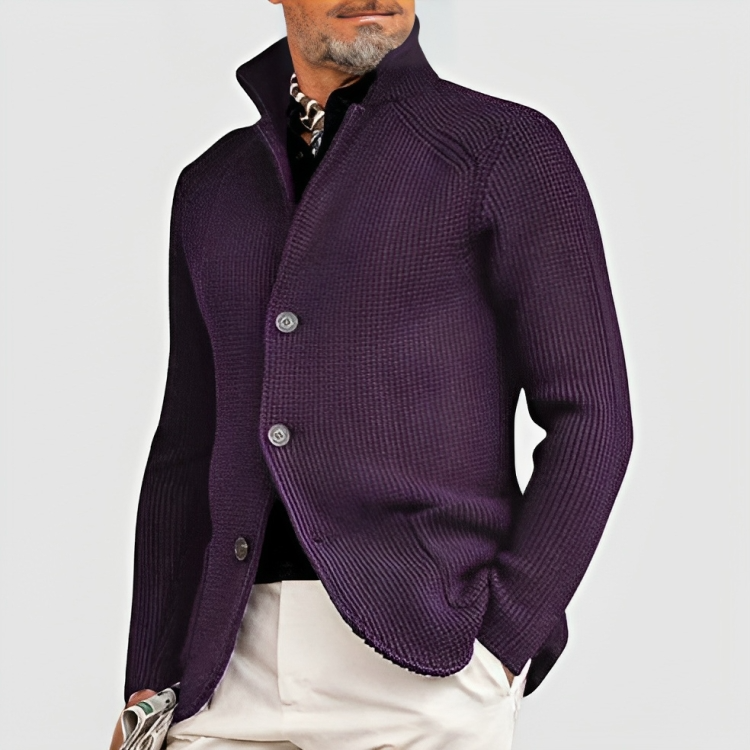 Max | Boutonné Cachemire Manteau Pour Hommes