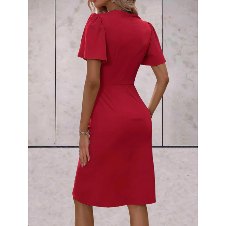 Thalora | Élégante Robe Midi Enveloppante
