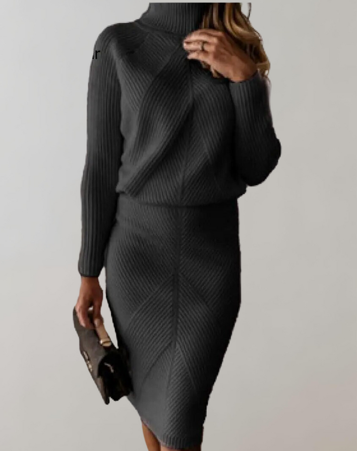Alzbeta | Pull Femme avec Col Montant et Tricot Doux
