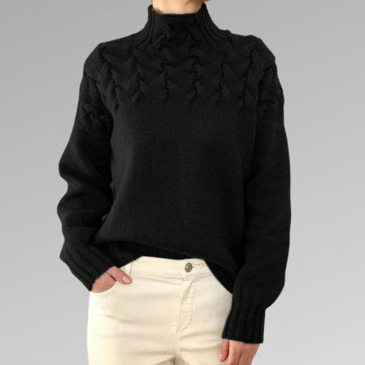 Anya | Pull à Col Roulé élégant Et Chaud