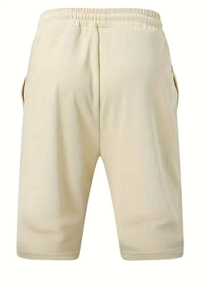 Bojan | Short d'affaires décontracté en tricot gaufré pour hommes