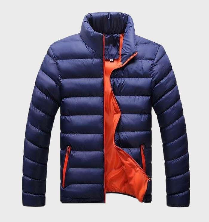 Juno | Veste Duvet Chaude Rembourrée Avec Fermeture Glissière Sur Toute La Longueur