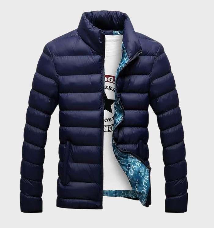 Juno | Veste Duvet Chaude Rembourrée Avec Fermeture Glissière Sur Toute La Longueur