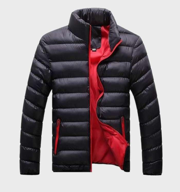 Juno | Veste Duvet Chaude Rembourrée Avec Fermeture Glissière Sur Toute La Longueur
