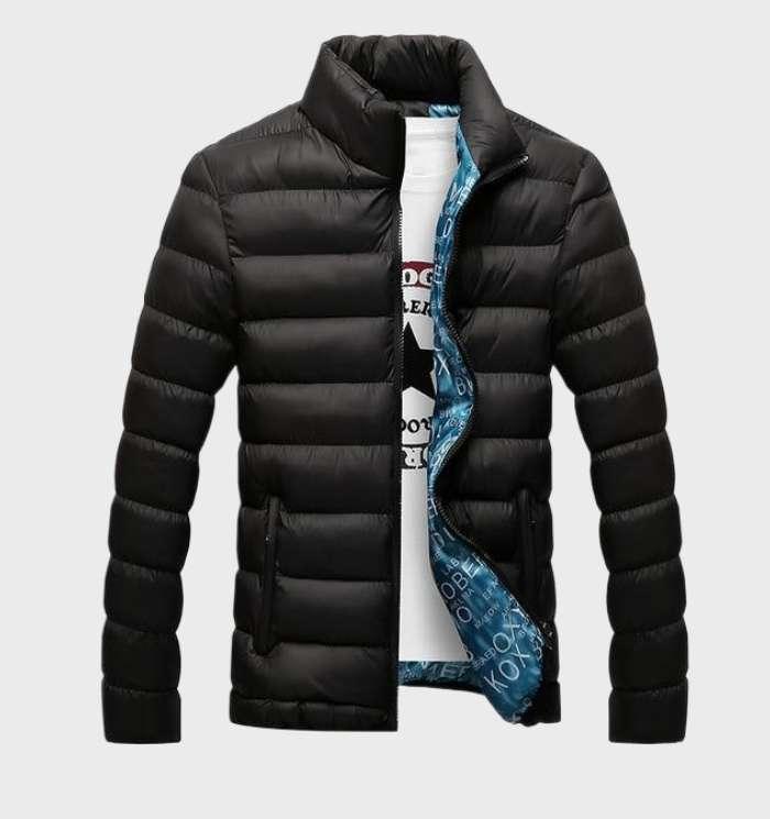 Juno | Veste Duvet Chaude Rembourrée Avec Fermeture Glissière Sur Toute La Longueur