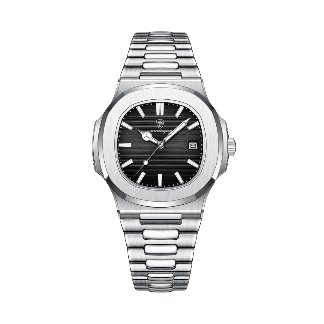 Bruno | Genève Classique Argent Regarder (Imperméable)