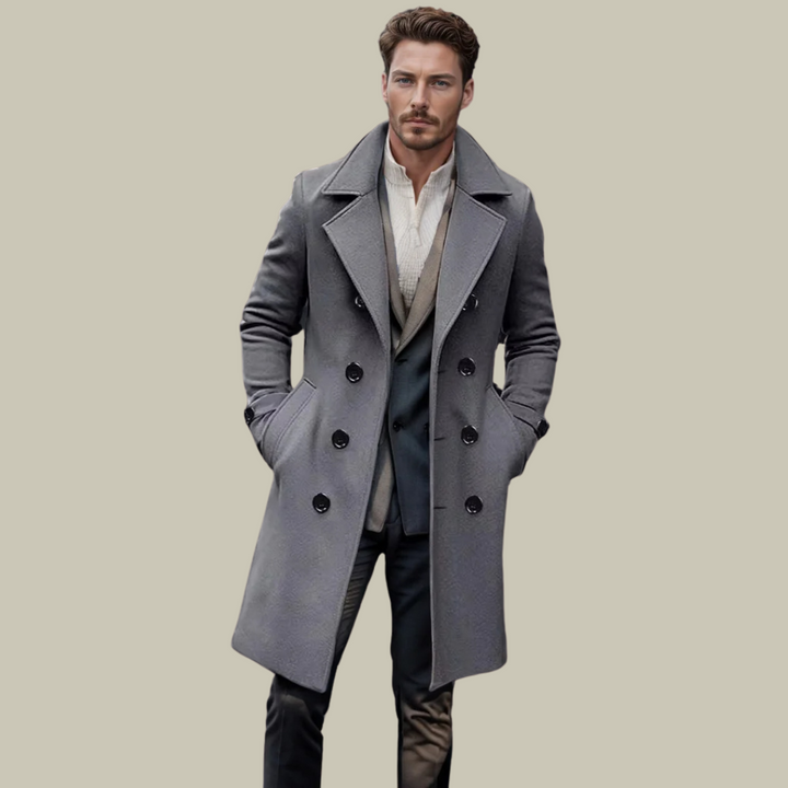 Giovanni | Italien Longues Manteau par Massimo Pour Elégant Flair