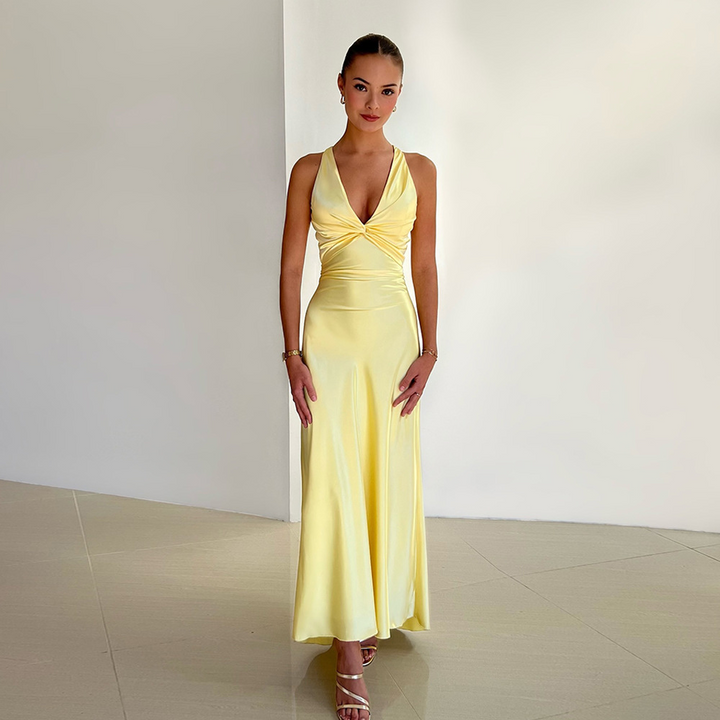 Fiora | Robe de Soirée Sans Manches Femmes élégantes