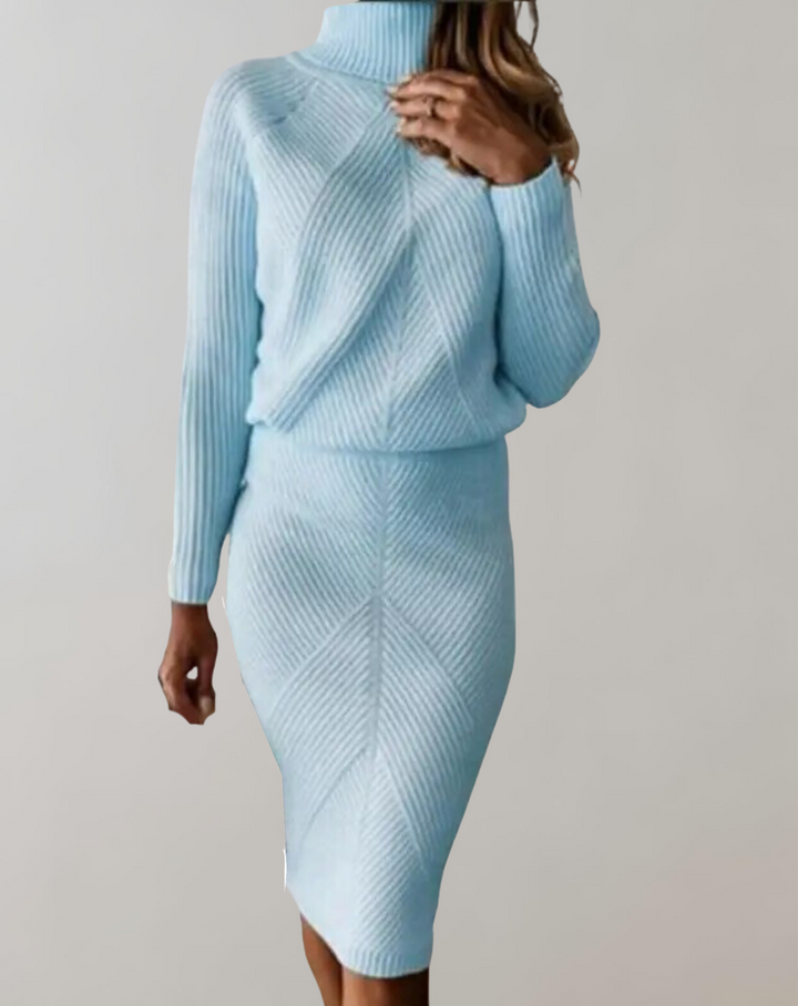 Alzbeta | Pull Femme avec Col Montant et Tricot Doux