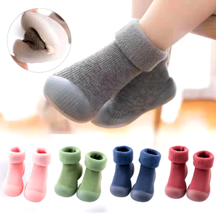 Sophia | Chaussons chaussettes pieds nus pour bébés et tout-petits