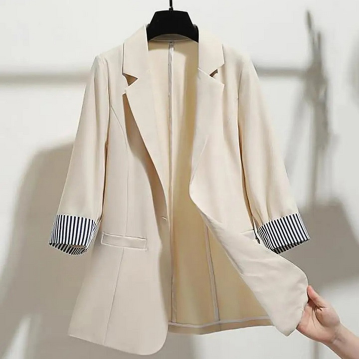 Blazer Femme Avec Manches Trois-Quarts