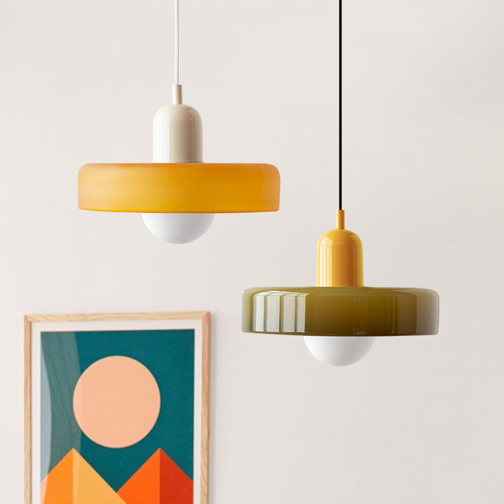Miklon | Lampe à Suspension Colorée De Style Bauhaus