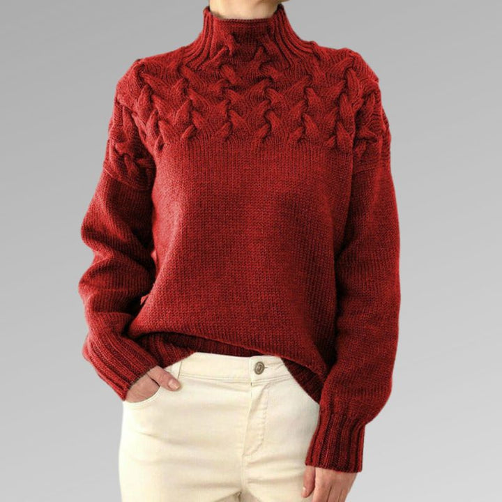 Anya | Pull à Col Roulé élégant Et Chaud