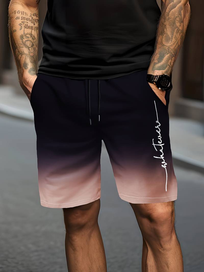 Perrin | Liam Homme Short Dégradé Bleu Marine
