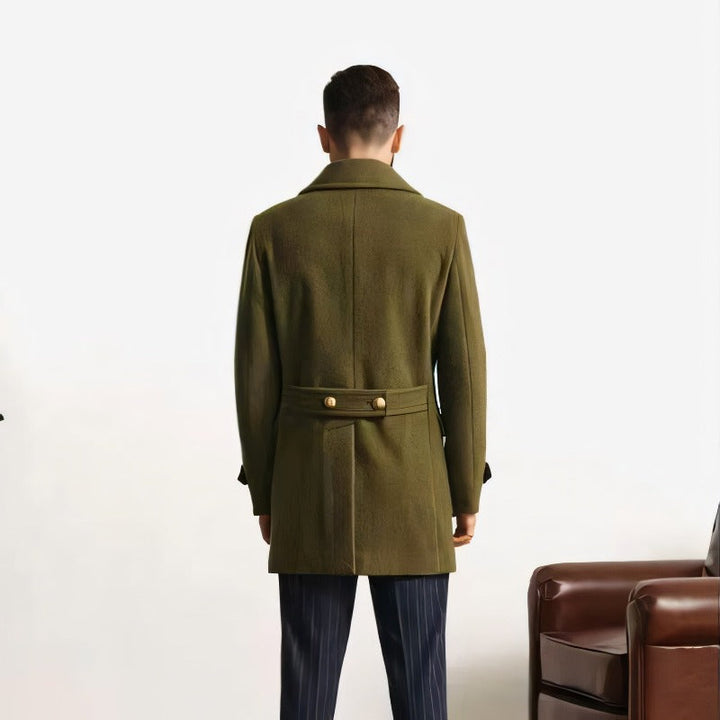 Mavren | Homme Chaude Veste Avec latérales Poches Et Tourné Collier