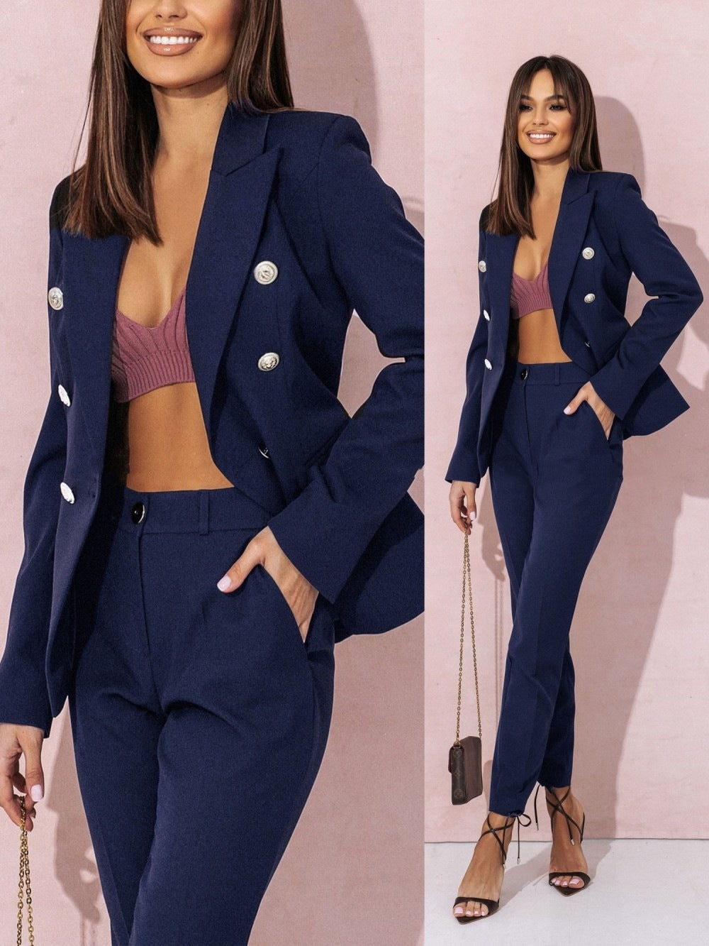 Ilaria | Femmes Élégant Été Blazer Ensemble