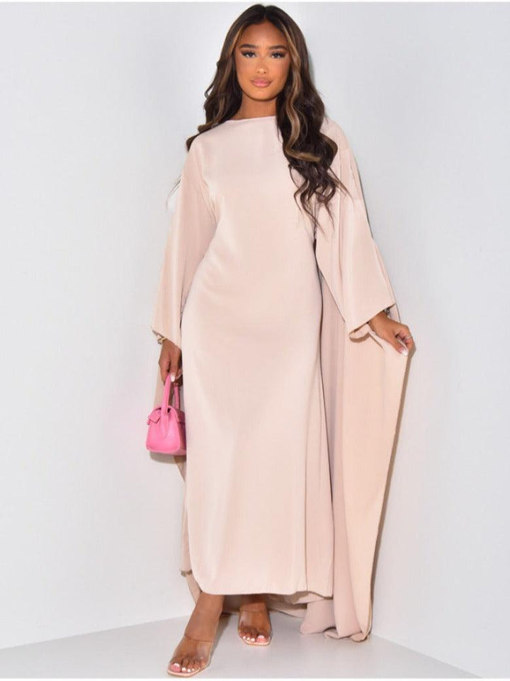 Azelina | Élégant à Manches Longues Robe Midi pour Femme
