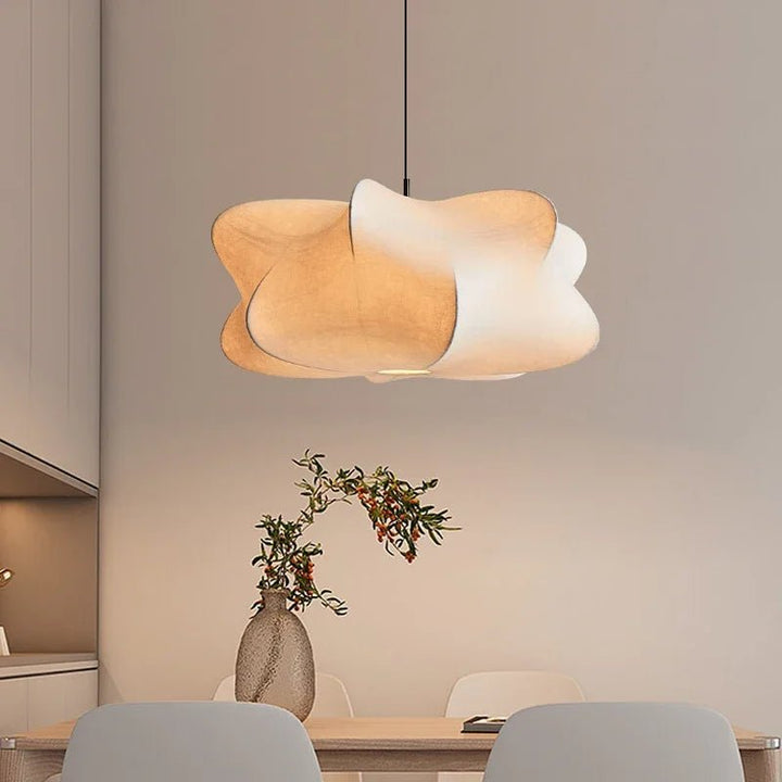 Meltor | Lampe Suspendue en Soie Faite à La Main avec Une Imperfection Intemporelle