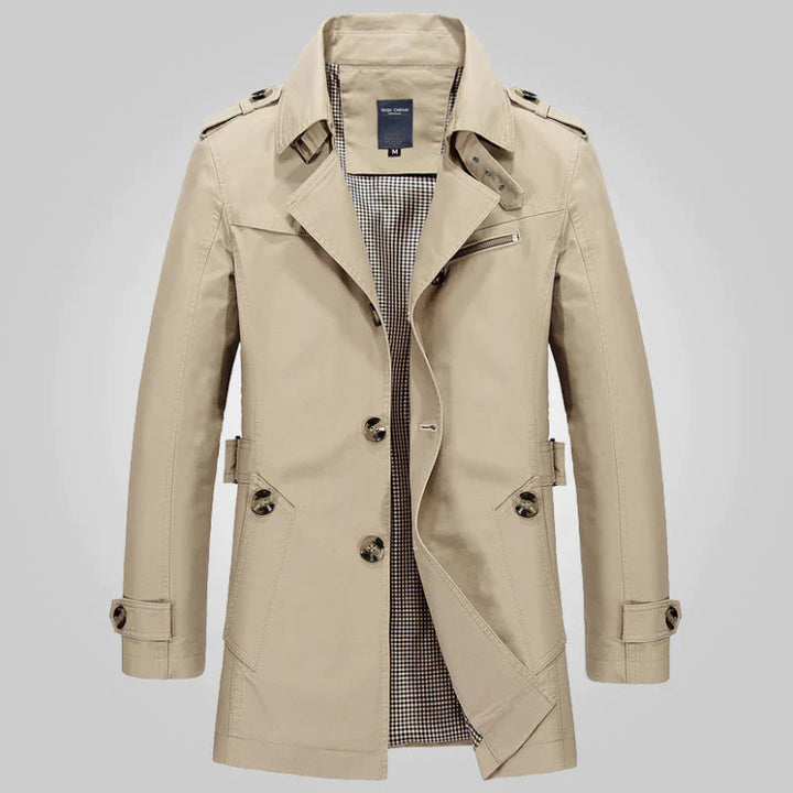 Elias | Elégant Tranchée Manteau