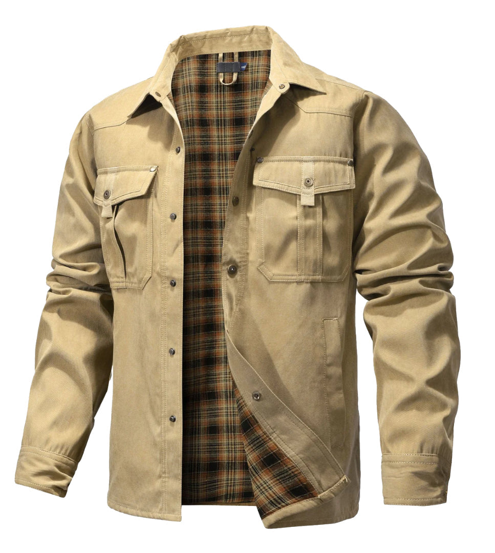 Ceric | Veste Rover en Flanelle Pour Hommes