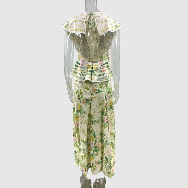 Phyrna | Robe Ligne A Fleurie Viviana