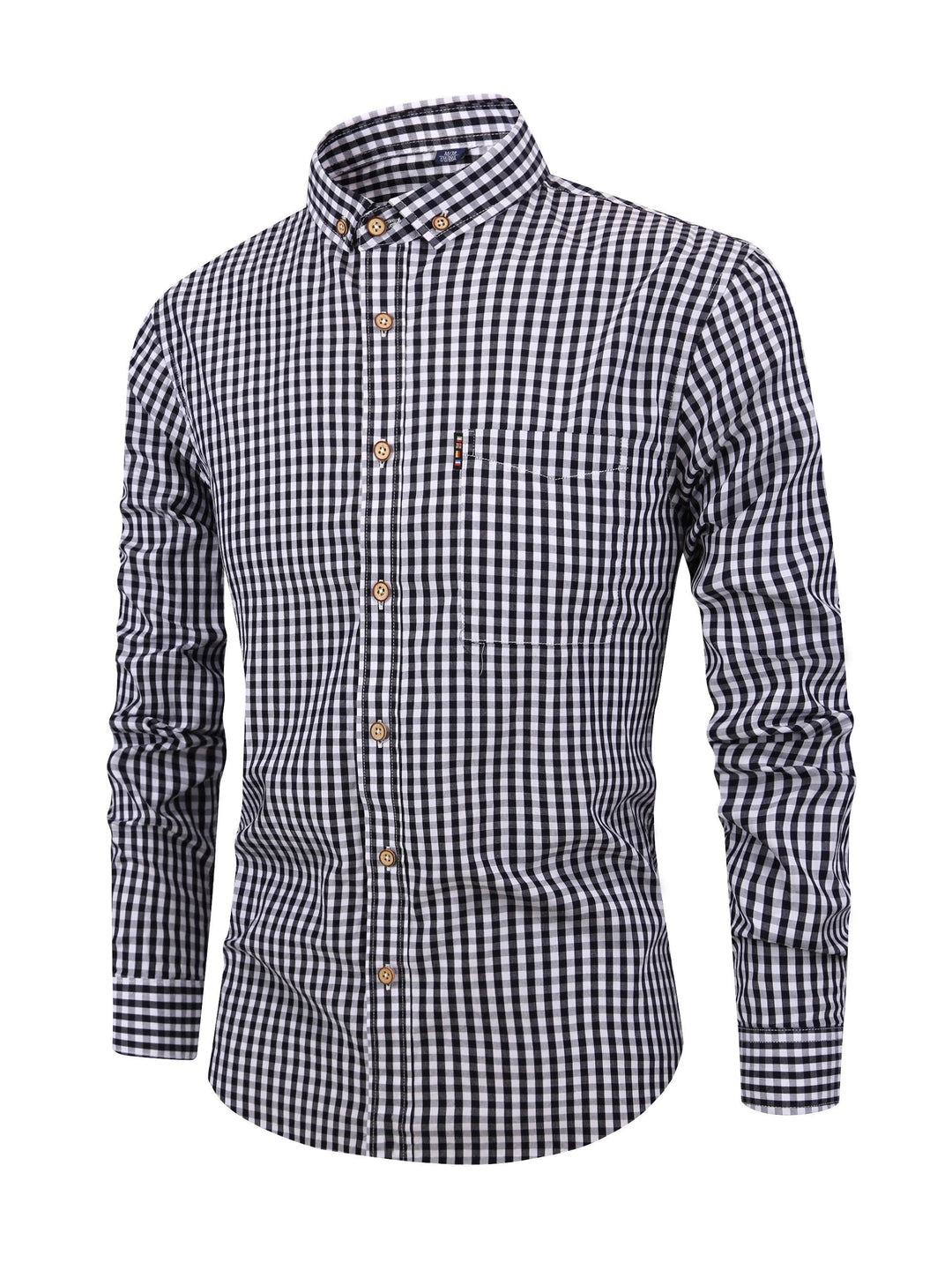 Liam | Hommes Plaid Chemise Avec polyvalence Stylée