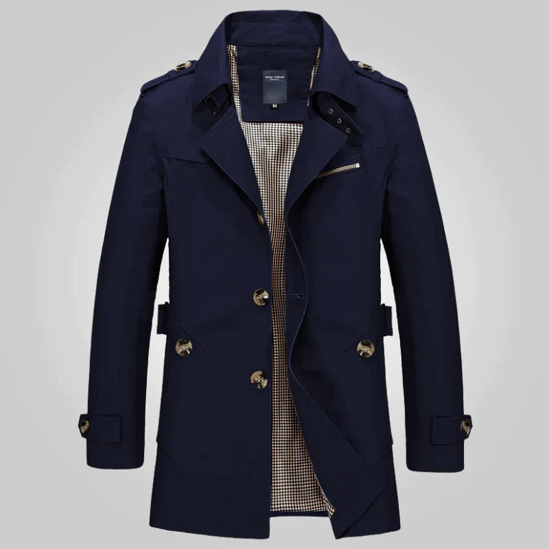 Elias | Elégant Tranchée Manteau