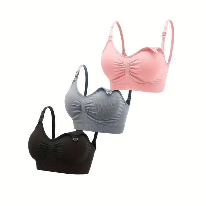 Ensemble de Soutien-Gorge D'allaitement Flora | 3-Paquet