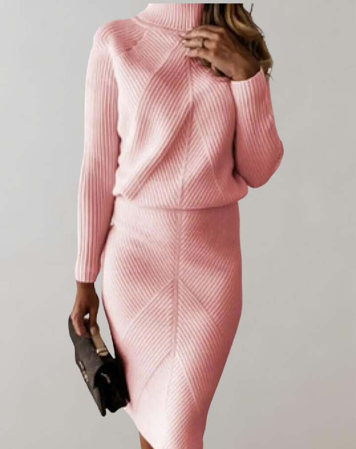 Alzbeta | Pull Femme avec Col Montant et Tricot Doux