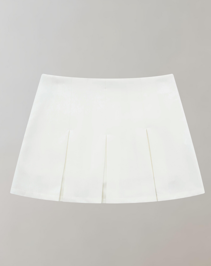 Dörte | Jupe-short Plissée Fluide pour Femmes