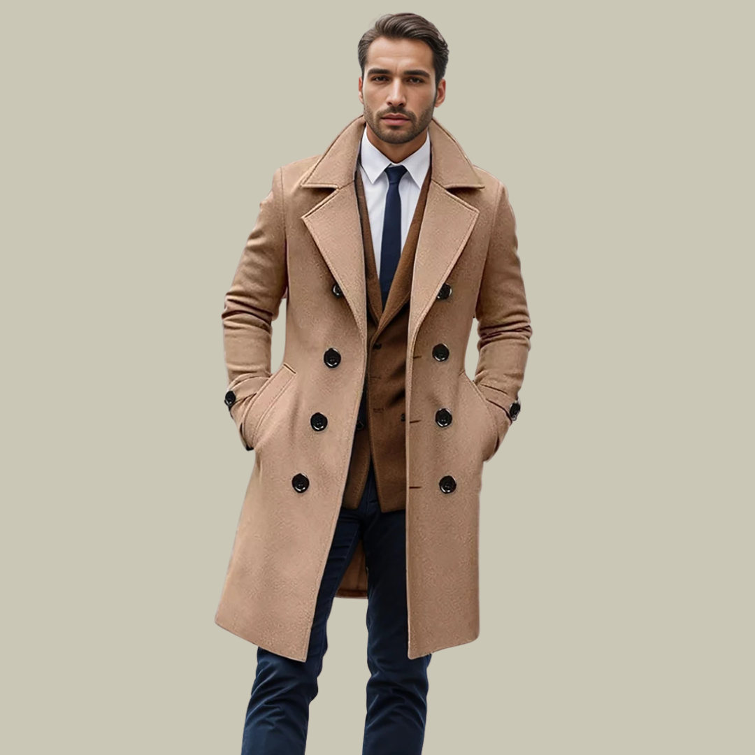 Giovanni | Italien Longues Manteau par Massimo Pour Elégant Flair