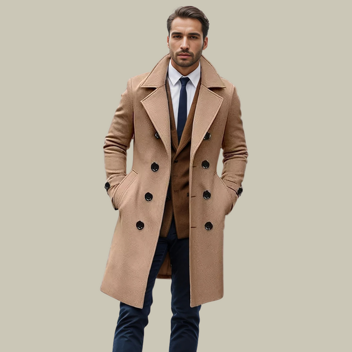 Giovanni | Italien Longues Manteau par Massimo Pour Elégant Flair