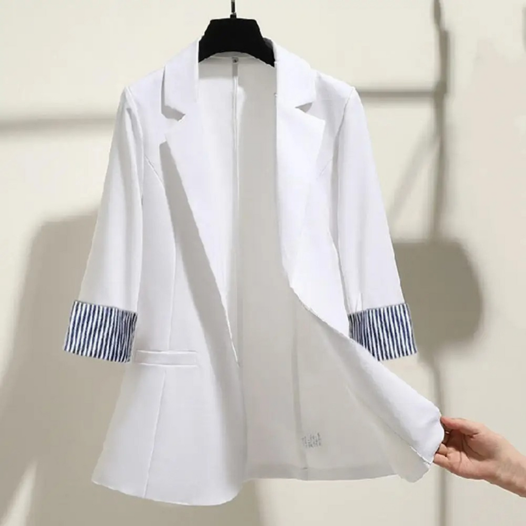 Blazer Femme Avec Manches Trois-Quarts