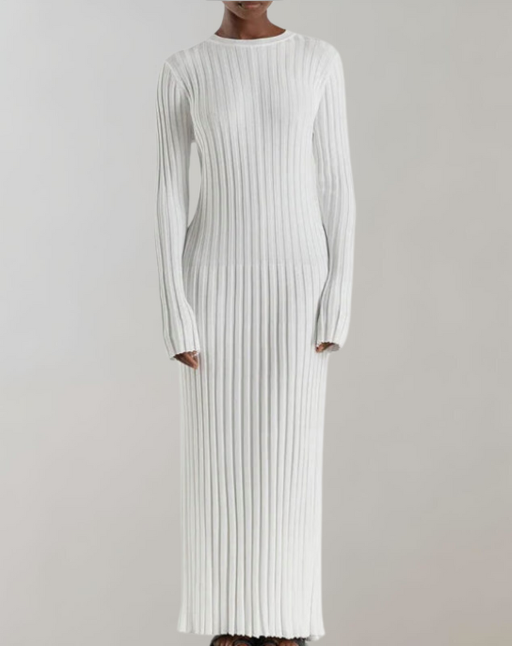Luisa | Robe Coupe Mince à Manches Longues pour Femme