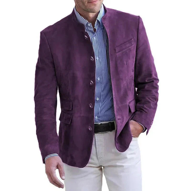 Maxence | Hommes Intemporel Cuir Veste