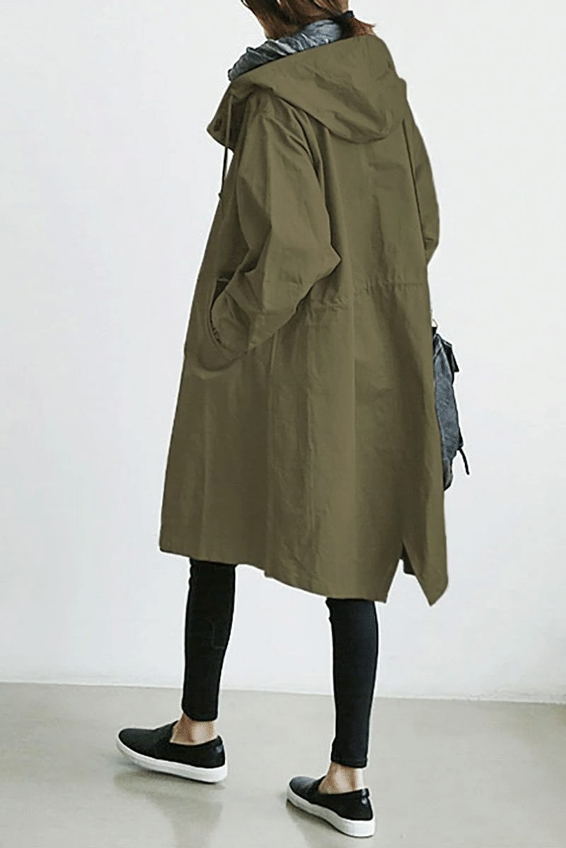 Brisa | Surdimensionné Capuche Coupevent Pluie Veste