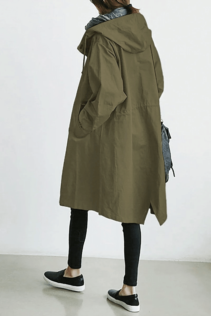 Brisa | Surdimensionné Capuche Coupevent Pluie Veste