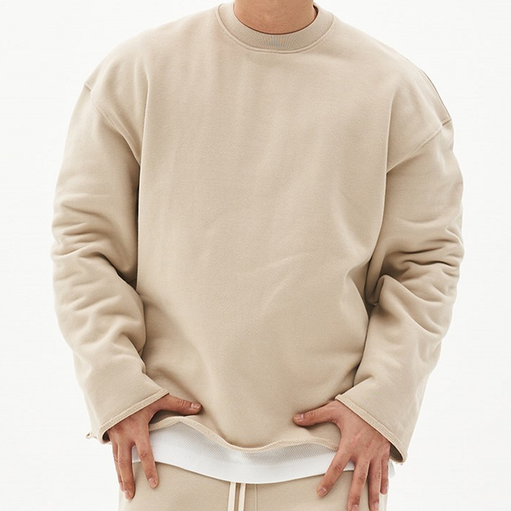 Thomas | Minimalis Surdimensionné Équipagecou Sueurchemise