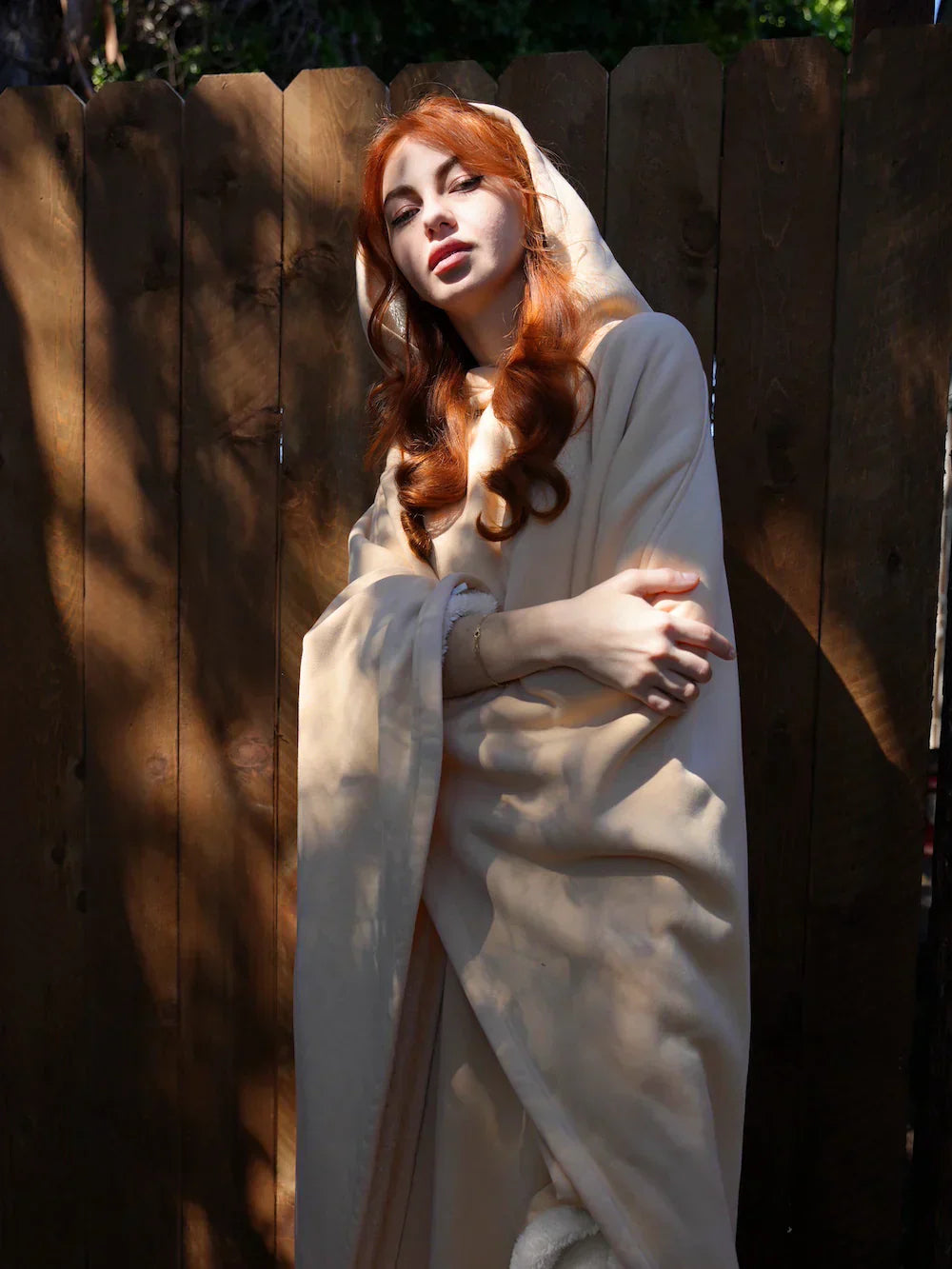 Erian | Couverture à Capuche Lestée Surdimensionnée