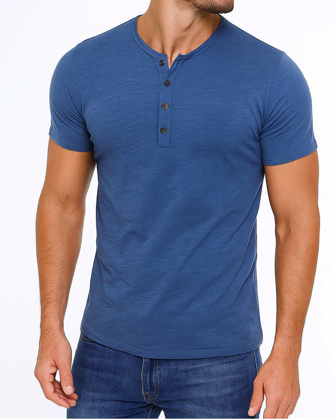 Westic | Chemise Henley Décontractée Pour Hommes