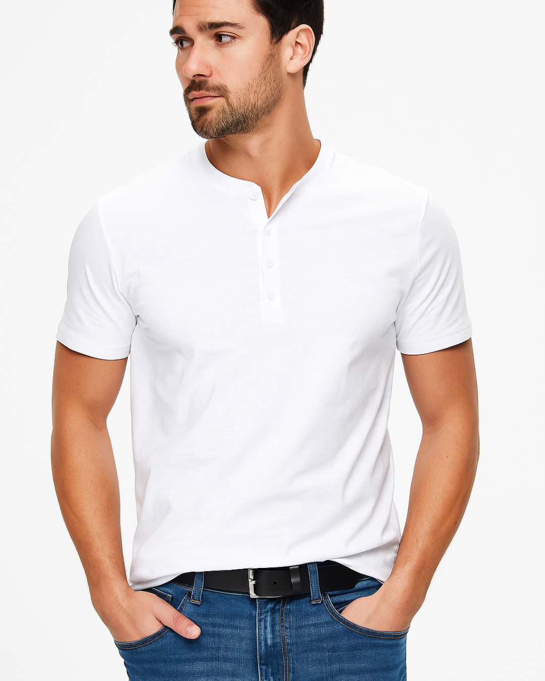 Westic | Chemise Henley Décontractée Pour Hommes